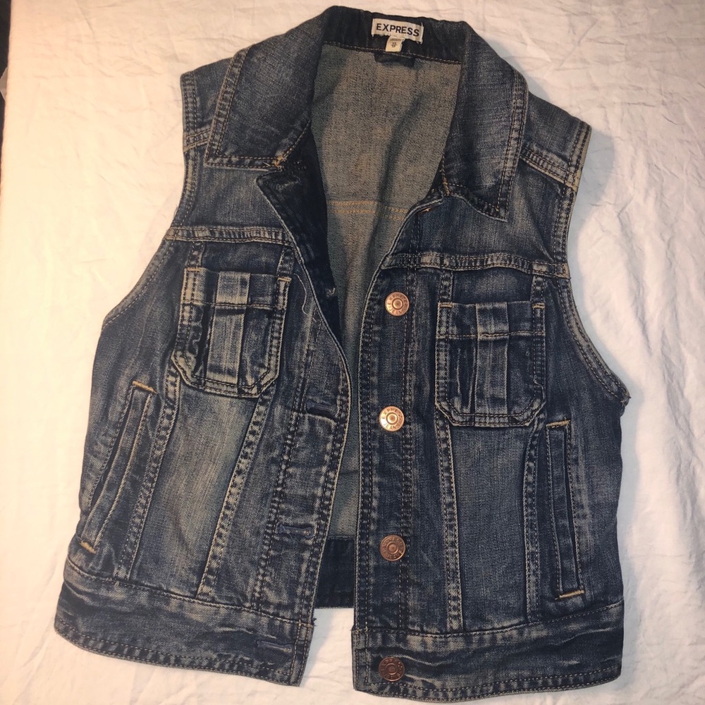 Express Denim Vest